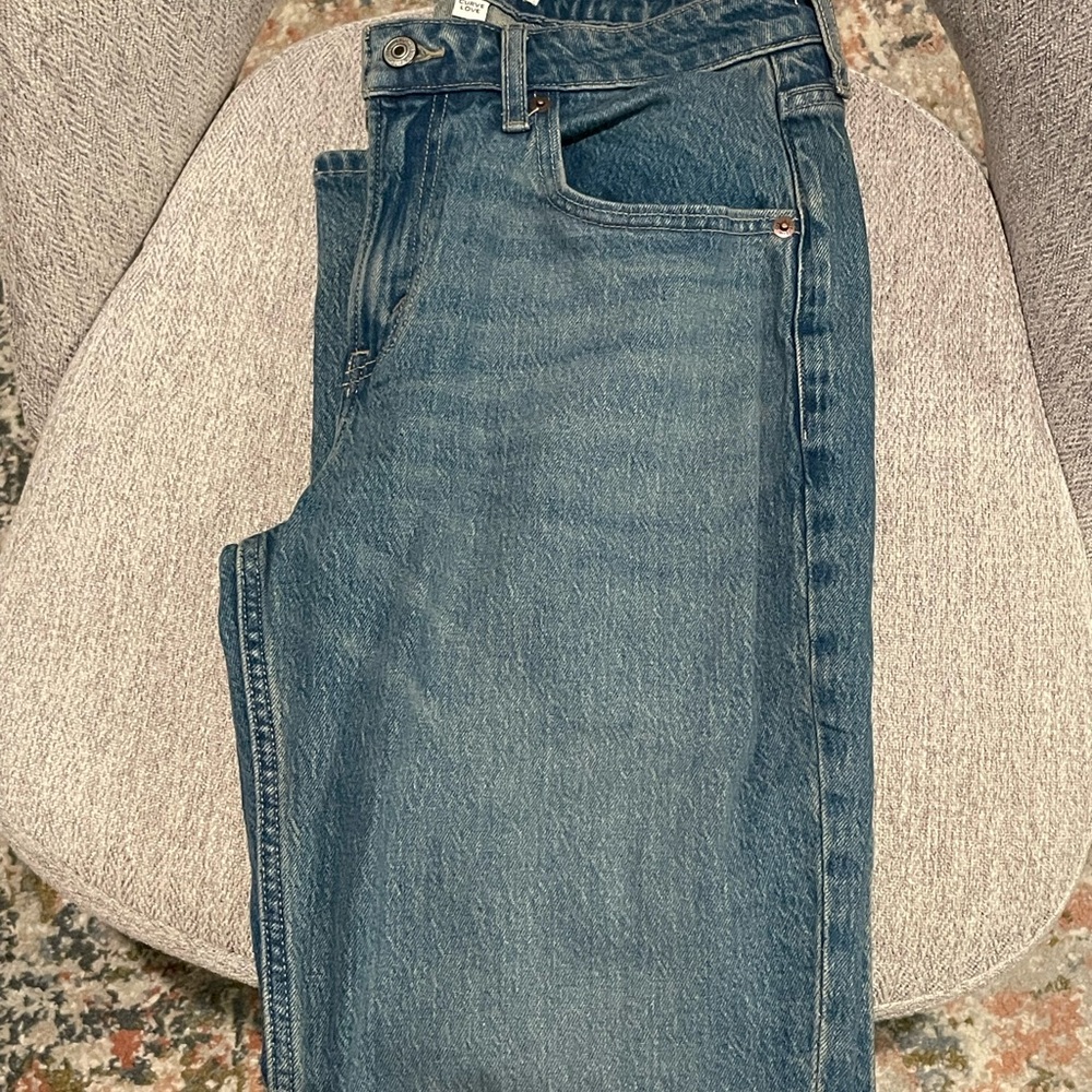 NWT Abercrombie Curve Love Straight Jeans